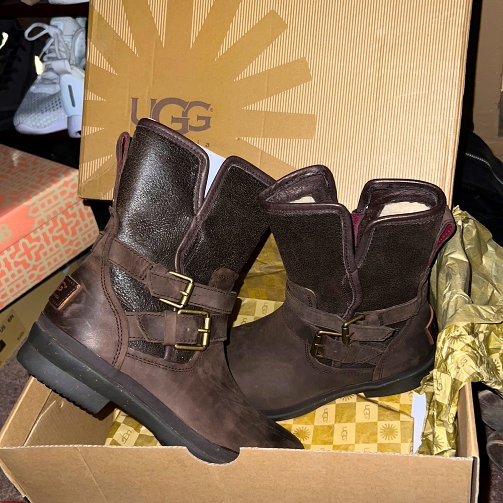 Ugg Simmens Motorcycle Bootie